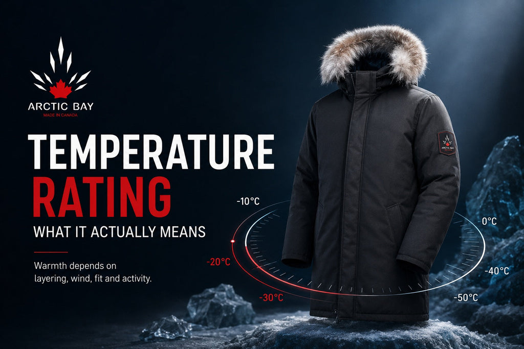 What a Winter Jacket Temperature Rating Actually Means