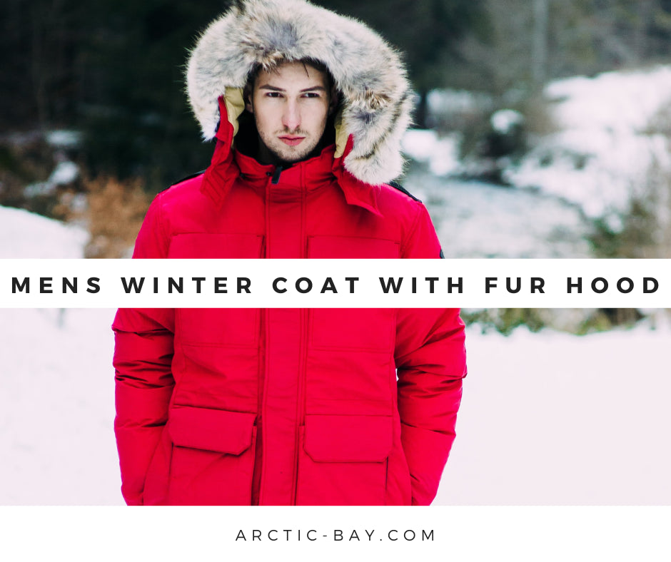 Mens Winter Coat With Fur Hood