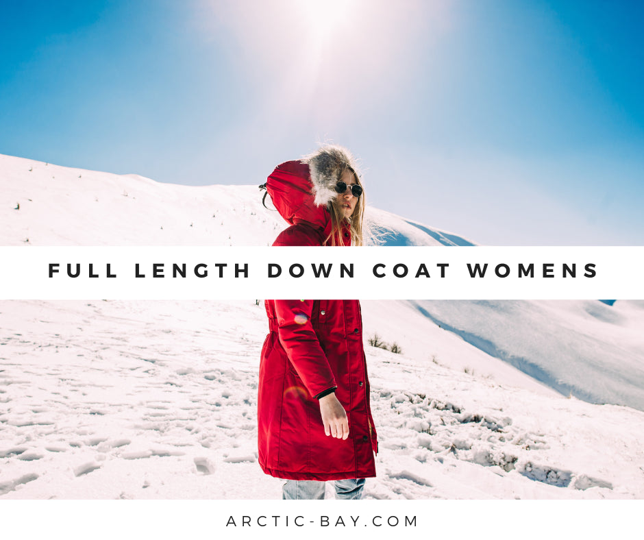 Full Length Down Coat Womens