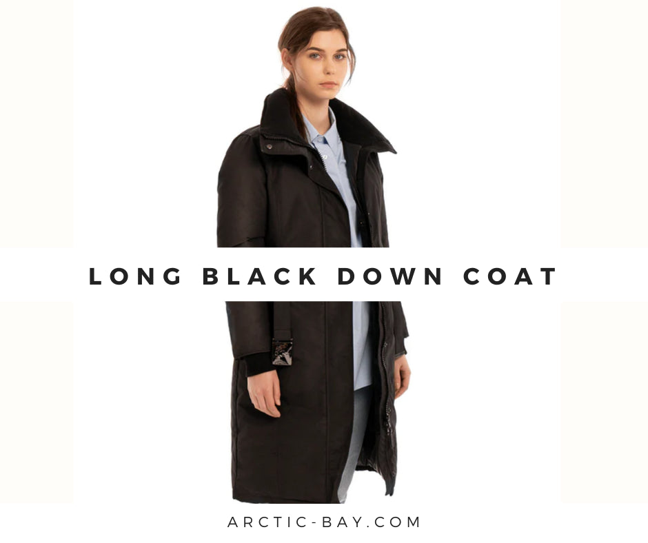 Long Black Down Coat