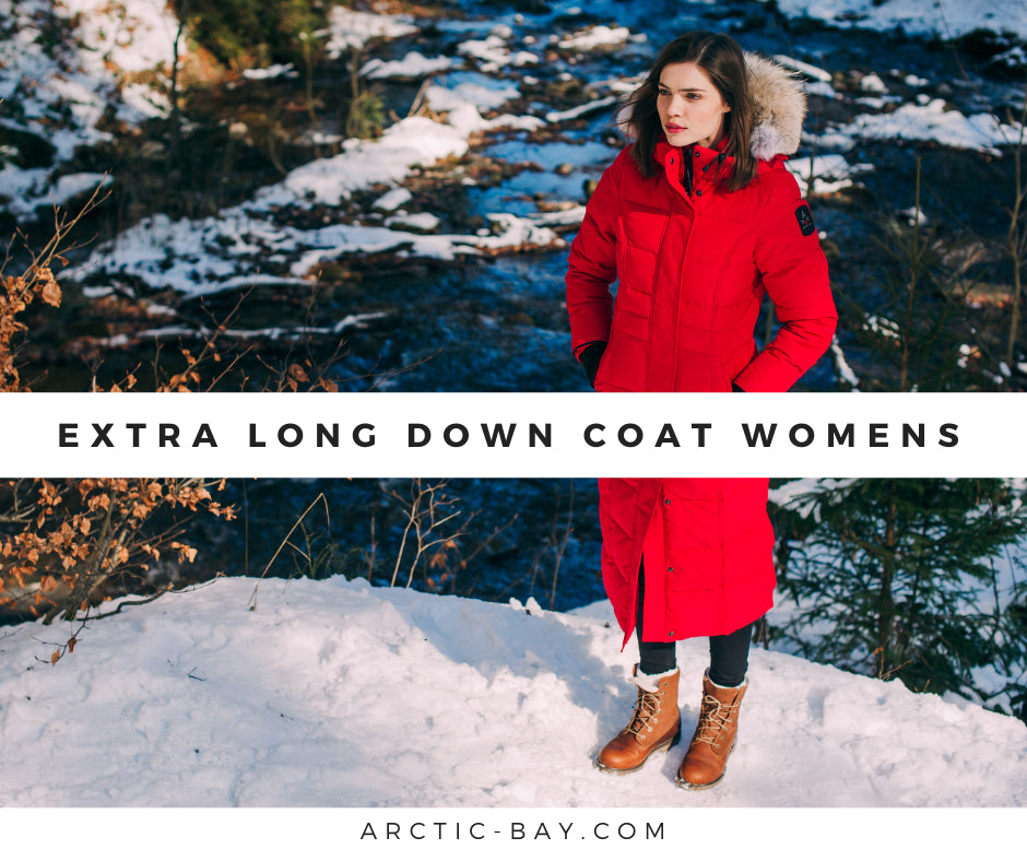 Extra Long Down Coat Womens