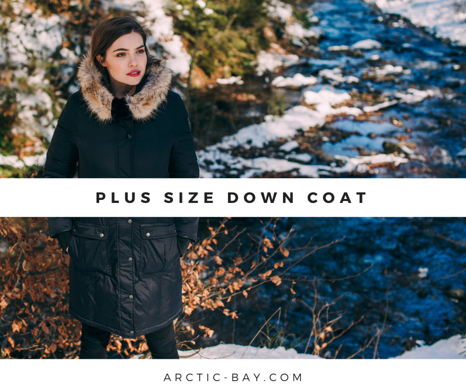 Plus Size Down Coat