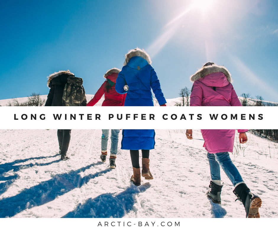 Long Winter Puffer Coats Womens