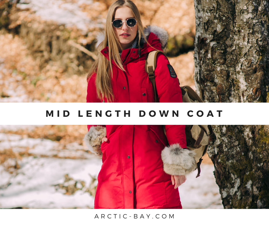 Mid Length Down Coat