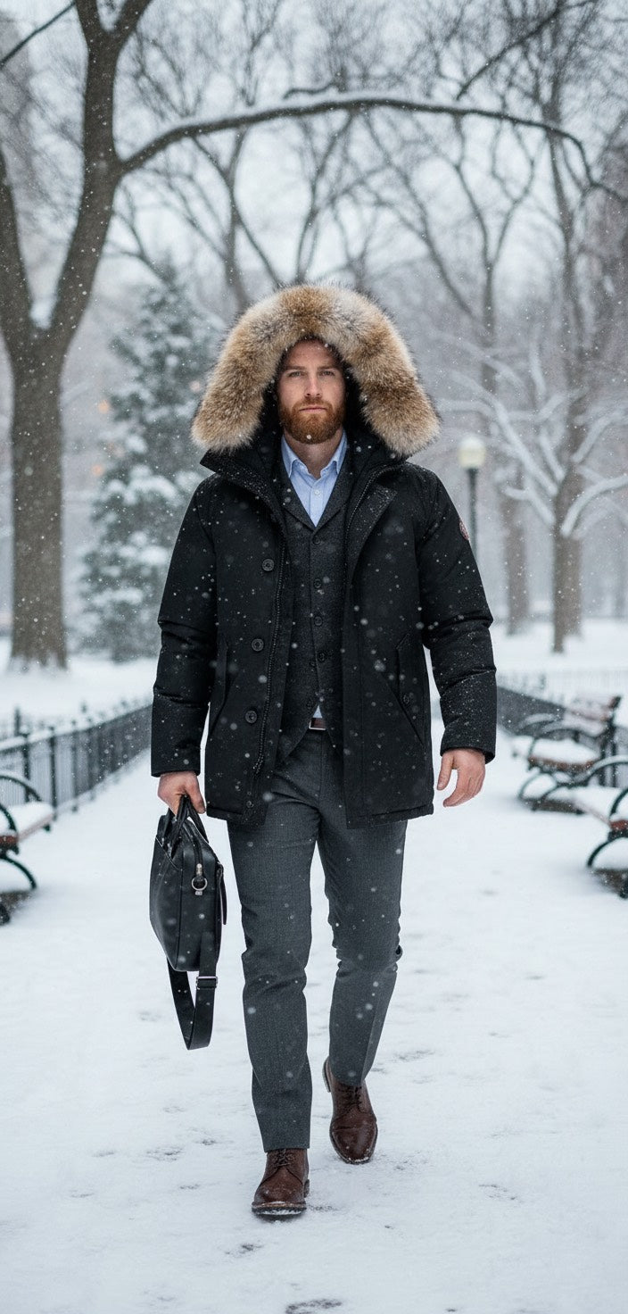 Toronto Parka: Men’s Luxury Down Jacket Made in Canada