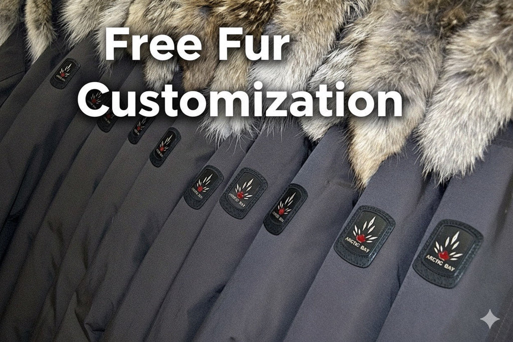 Free Fur Customization— Your Arctic Bay Down Jacket, Your Choice