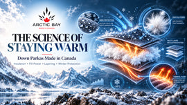 The Science of Staying Warm: Discover the Difference with Arctic Bay Down Parkas, Made in Canada