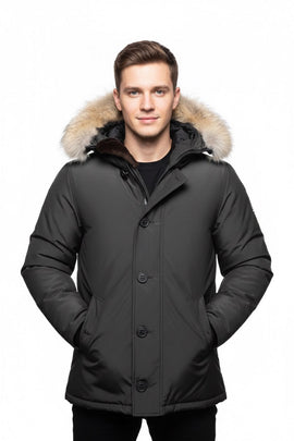 Arctic Bay Toronto Parka showing full winter parka construction