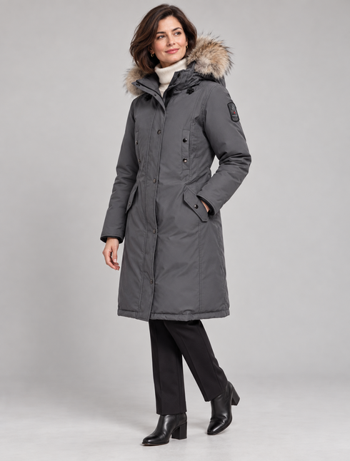 Arctic Bay Charlotte Parka — main product image of Canadian-made winter parka