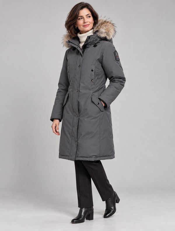 Arctic Bay Charlotte Parka — main product image of Canadian-made winter parka