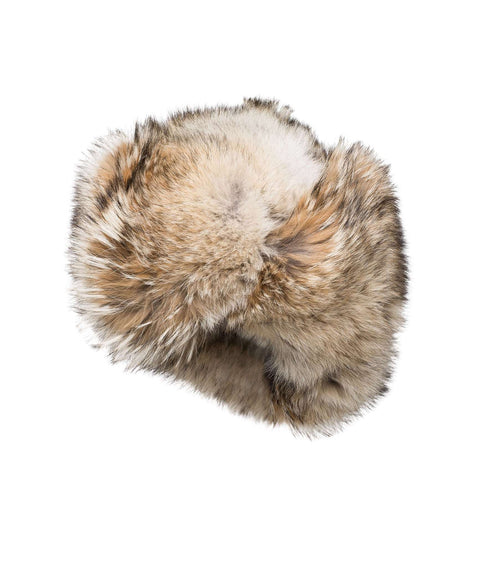 Full Coyote Aviator Hat | Winter accessories | Arctic Bay - Made in Canada