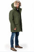 Arctic Bay Manitoba Parka in Olive Green