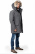 Arctic Bay Manitoba Parka in Steel Grey