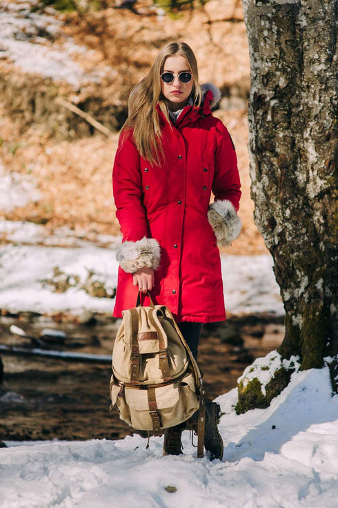 Coyote Fur Cuffs | Winter accessories | Arctic Bay - Made in Canada