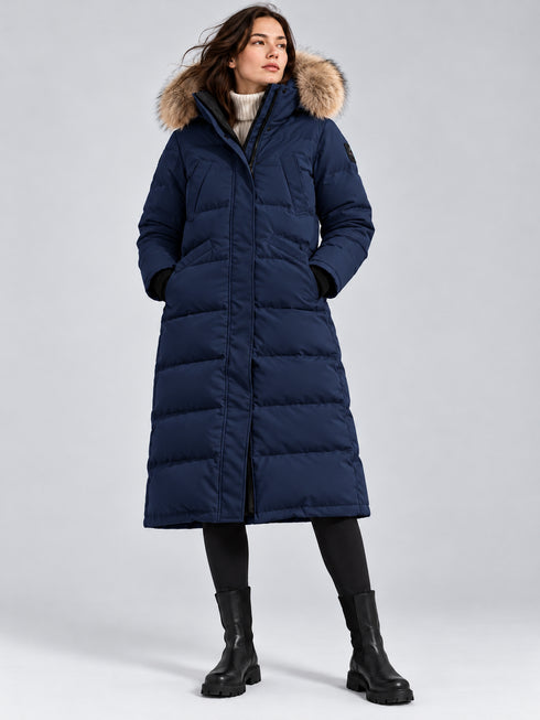 Arctic Bay Haliburton Parka in Navy