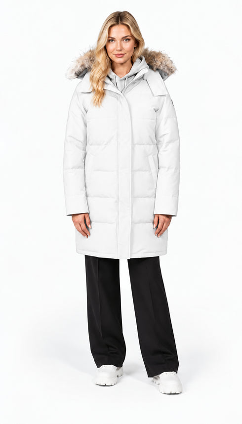 Arctic Bay Kawartha Parka in White