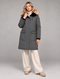 Arctic Bay Mirabella Parka in Steel Grey front view