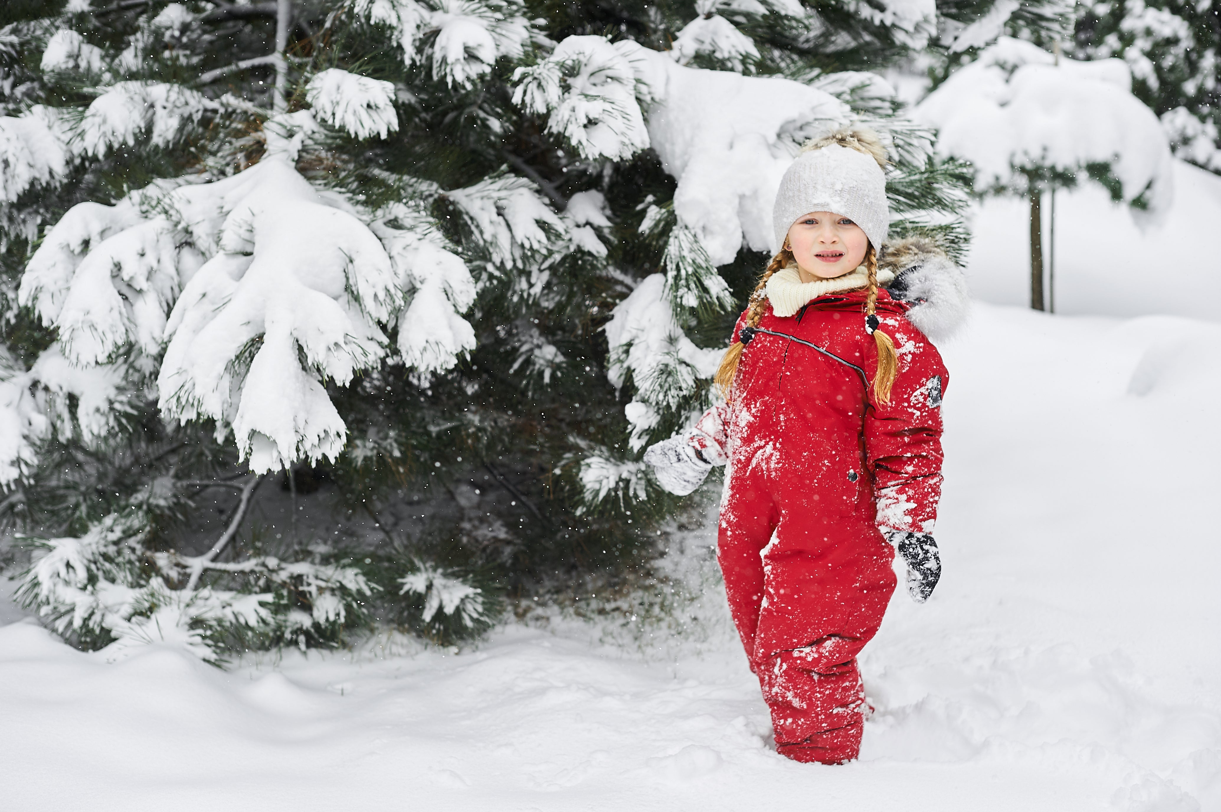 L SERVER Combinaison De Neige Bébé Garçon Fille Chauds Coupe-vent – Jumpsuit Épaisse Polaire Avec Gants Et Couvre-Pieds Pour Hiver