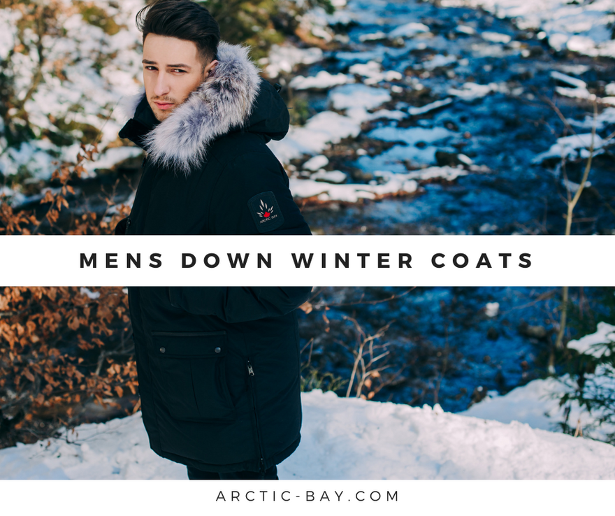 The bay store mens winter coats