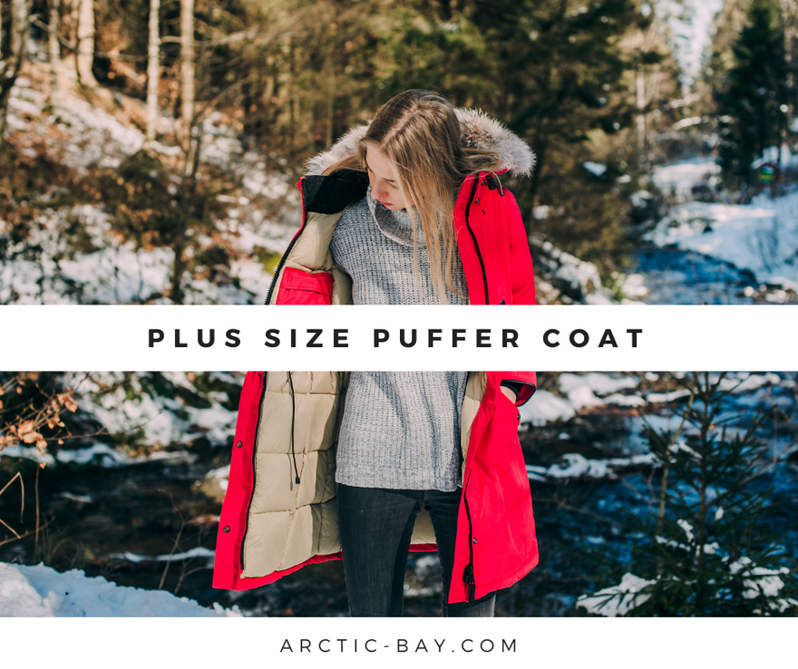 The bay plus top size winter coats