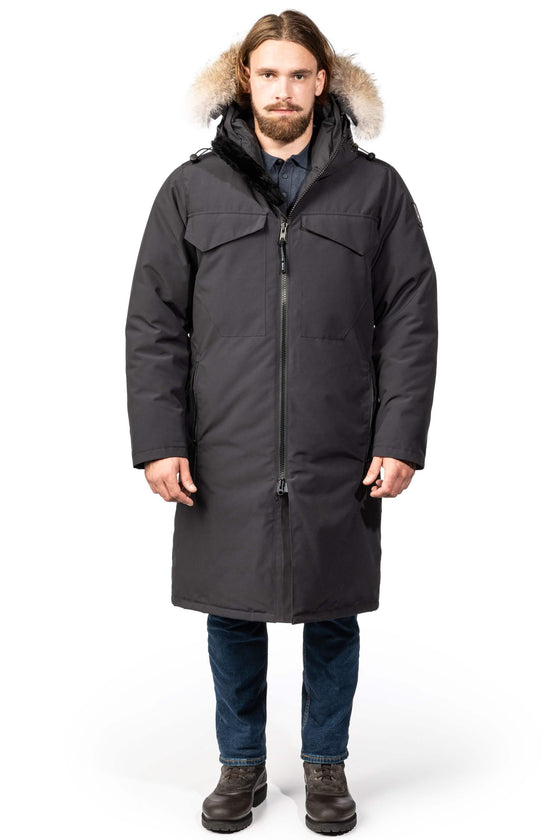 High Quality Parka Men Winter Long Jacket Men Hooded Thick Cotton