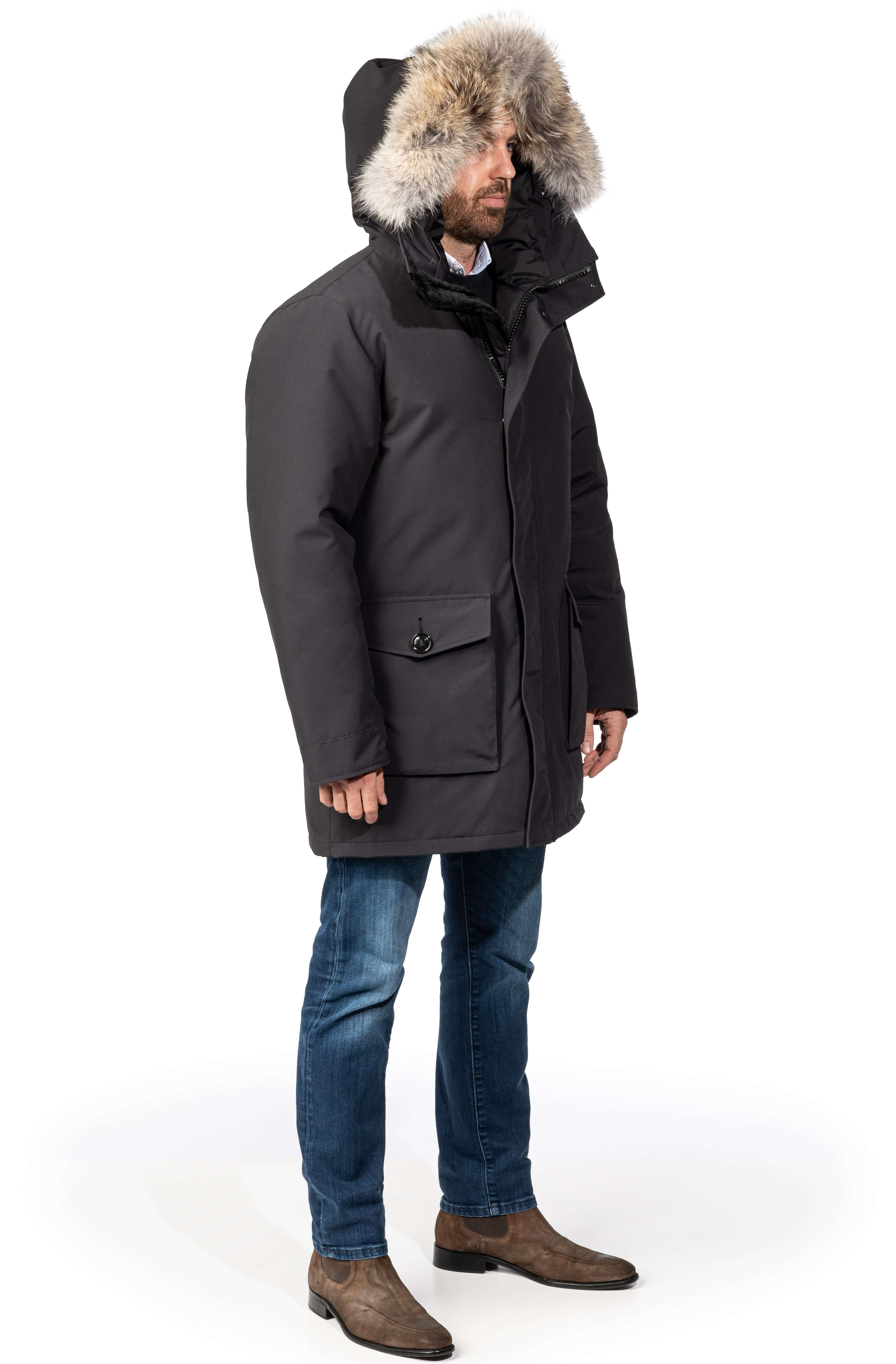 Calgary Men Calgary Parka | Calgary Fur Parka for Men | Men's Winter Down Parka ...